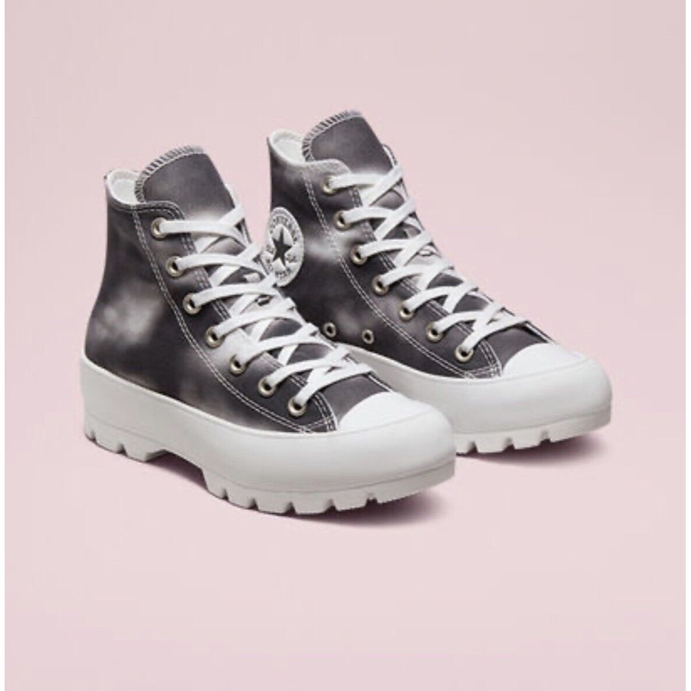 NIB‎ Converse Women's CTAS Lugged Hi Muted Cloud Wash 572564C Storm Wind/…